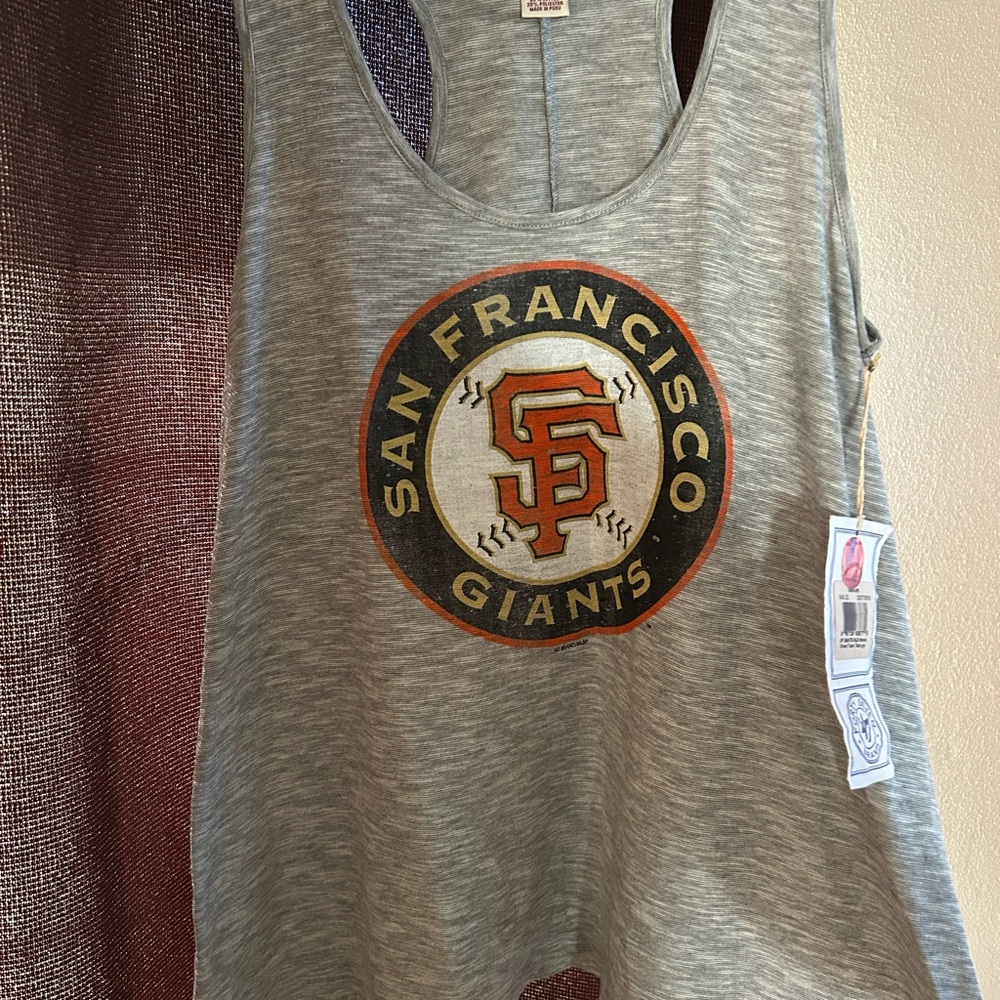 San Francisco Giants Gray Tank Top